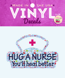 Blue Hug A Nurse Vinyl