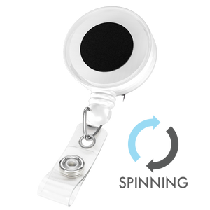 HERO” white doctor Badge Reels Retractable ID Badge Holder is a