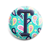 Colorful Paisley INTERCHANGEABLE EMBROIDERED button