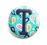 Colorful Paisley INTERCHANGEABLE EMBROIDERED button