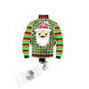 Christmas Sweater Sparkle And Shine Badge Reel